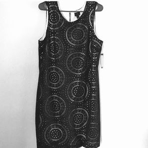 Worthington black lace dress